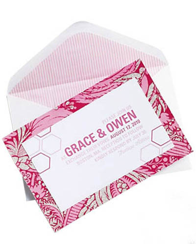 个性、独特的婚礼请柬