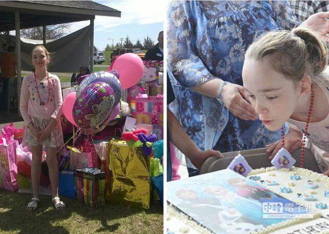 患罕见疾病的女童生日邀请函无人回复