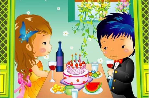 情侣过生日